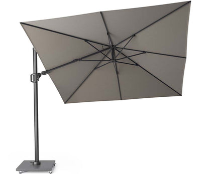 Platinum Challenger parasol T2 premium 300x300 cm Manhattan grey