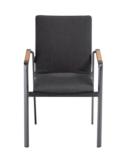 Kettler DIAMOND stapelfauteuil Sunbrella antraciet