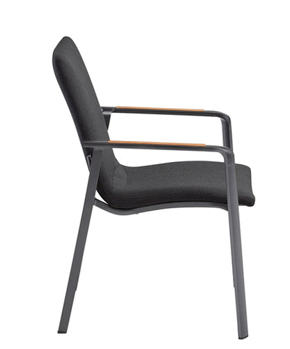 Kettler DIAMOND stapelfauteuil Sunbrella antraciet