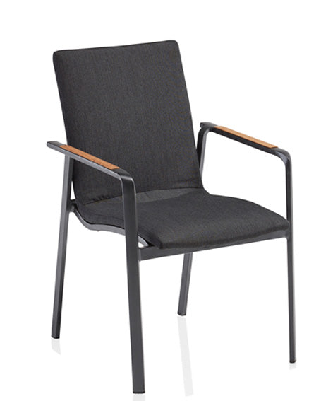 Kettler DIAMOND stapelfauteuil Sunbrella antraciet