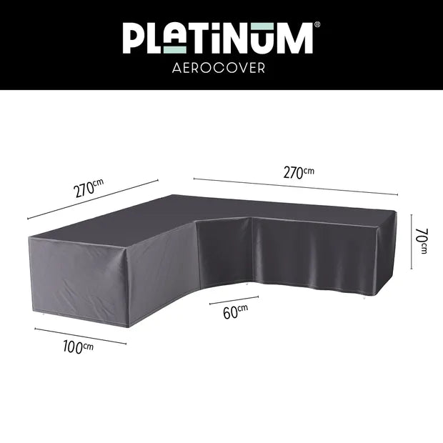 Platinum AeroCover Loungesethoes hoekset trapeze 270x270x100xH70 (7951)