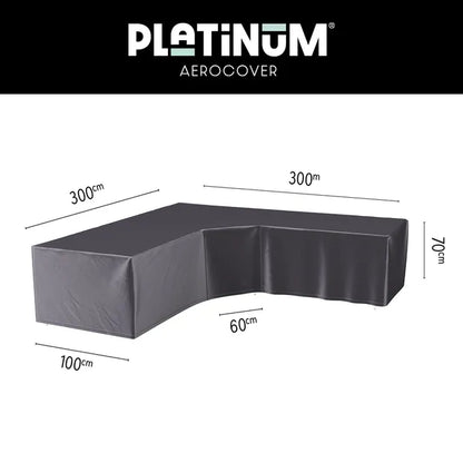 Platinum AeroCover Loungesethoes hoekset trapeze 300x300x100xH70 (7952)